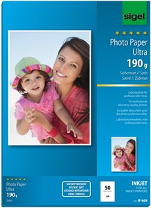 SIGEL Ultra Photo Papier A4, 190 g, seidenmatt