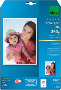 SIGEL Ultra Photo Papier A4, 260 g, seidenmatt