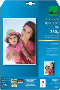 SIGEL Ultra Photo Papier A4, 260g, hochglänzend