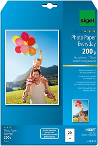 SIGEL Everyday Fotopapier A4, 200g