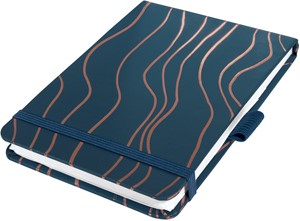 SIGEL Notizblock Jolie, Hardcover, Navy Meringue, punktkariert, ca. A6