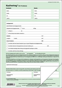 SIGEL Kaufvertrag, allgemein