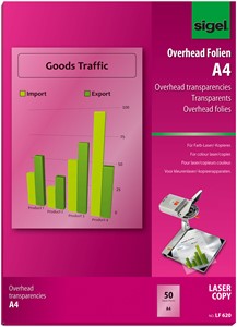 SIGEL Farb-Laser-Folie, transparent, 125 µm