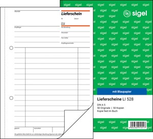 SIGEL Lieferschein A5