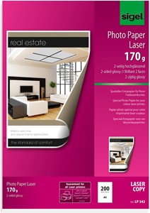SIGEL Farblaser Fotopapier A4, beidseitig, 170g