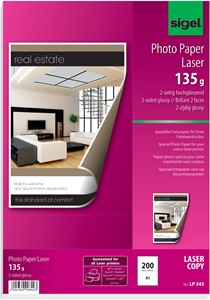 SIGEL Farblaser Fotopapier A3, beidseitig, 135g