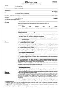 SIGEL Mietvertrag (ehemals Einheitsmietvertrag)