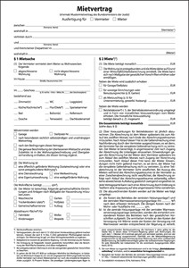 SIGEL Mietvertrag (ehemals Mustermietvertrag)