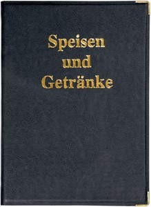 SIGEL Speisekarten-Mappe mit Goldprägung