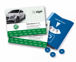 SIGEL 2 Fahrtenbücher inkl. gratis Parkscheibe