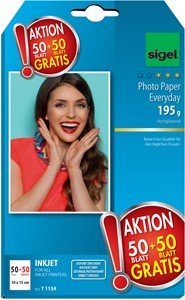 SIGEL Everyday Fotopapier 10x15cm, Hot-Deal