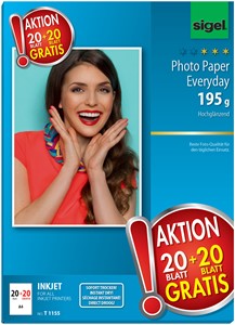 SIGEL Everyday Fotopapier A4, Hot-Deal