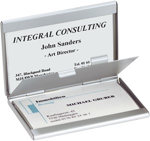 SIGEL Visitenkarten-Etui "Twin"