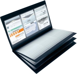 SIGEL Visitenkarten-Sammler, schwarz