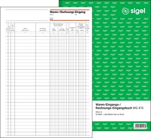 SIGEL Waren-/Rechnungs-Eingangsbuch