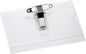 SIGEL Namensschilder mit Kombiklemme