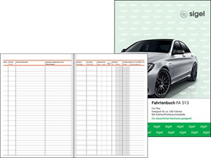 SIGEL Fahrtenbuch A5 für Pkw
