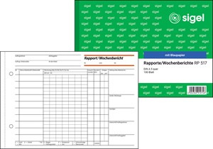 SIGEL Rapport/Wochenbericht A5 quer