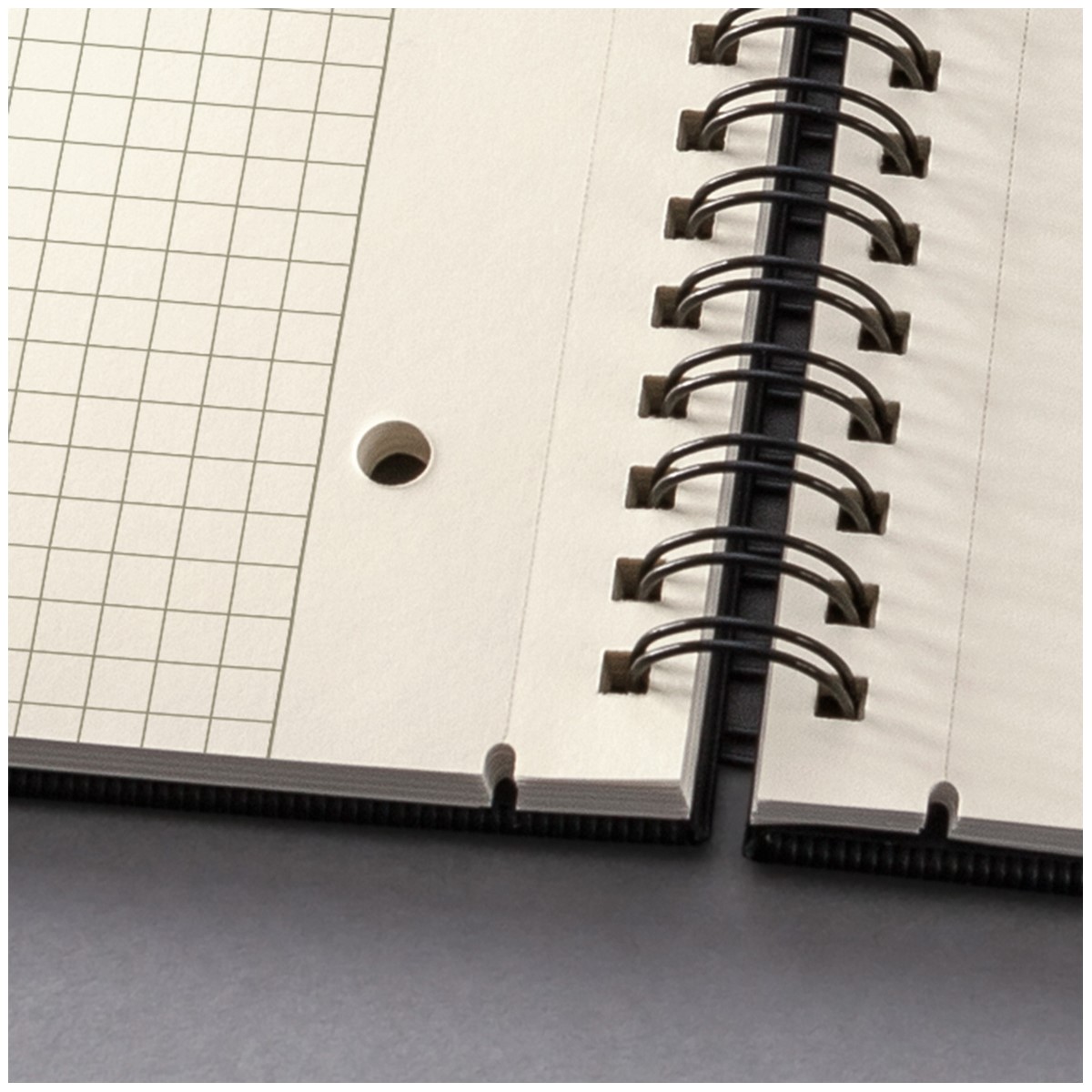 SIGEL CO820 Spiraal Kladblok A4 Squared Hardcover Zwart - 3 Stuks Conceptum