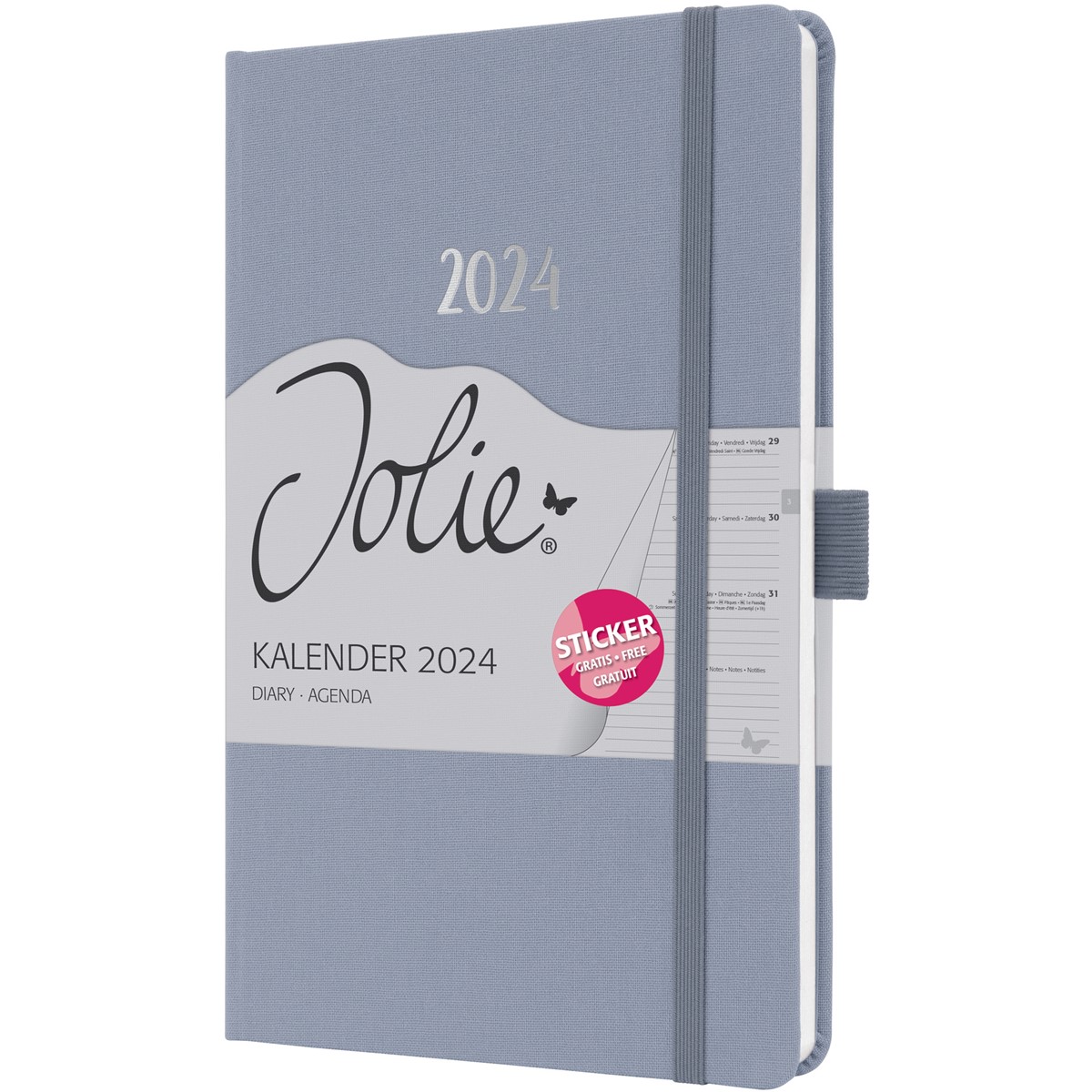  SIGEL J4213 Jolie Agenda semainier 2024, couverture