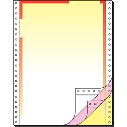 SIGEL Endlospapier, 12" (305mm) x 240 mm (A4 h), rosa/gelb+AHL