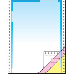 SIGEL Endlospapier, 12" (305mm) x 240 mm (A4 h), rosa/gelb+AHL