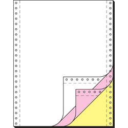 SIGEL Endlospapier, 12" (305mm) x 240 mm (A4 h), rosa/gelb+AHL