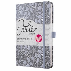 SIGEL Wochenkalender Jolie 2027, ca. A5, Enchanted Sky, Hardcover, mit Stickerbogen