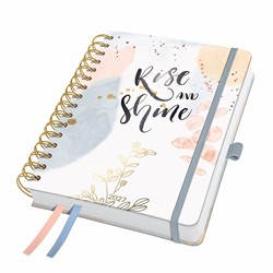 SIGEL Spiral-Kalender Jolie 2027, ca. A5, Soft Glimmer, Hardcover