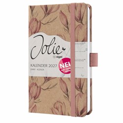 SIGEL Wochenkalender Jolie 2027, ca. A6, Magnolia Dreams, Hardcover