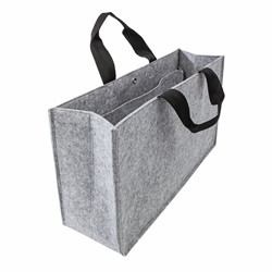 SIGEL Desk Sharing Bag Basic L, synthetischer Filz, hellgrau