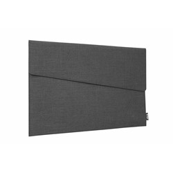 SIGEL Laptop-Hülle M, Polyethylen (RPET) recycelt, synthetischer Filz, dunkelgrau