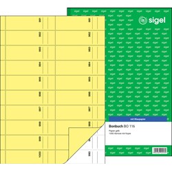 SIGEL Bonbuch, 1000 Abrisse, gelb