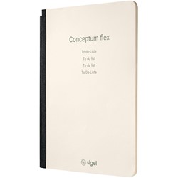 SIGEL Notizheft Conceptum flex To-do-Liste (D/GB/F/NL), chamois, A5