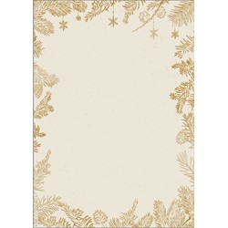 SIGEL Weihnachts-Motiv-Papier, Golden Christmas, 100 Blatt