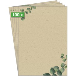 SIGEL Motiv-Papier Eucalyptus, Graspapier, 100 g