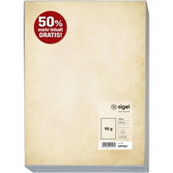 SIGEL Marmor-Papier Vintage, beige, 75 Blatt