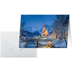SIGEL Weihnachts-Karten, Bavarian Christmas, A6, 25 Karten + Umschläge