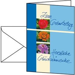 SIGEL Geburtstagskarte Trio, 220g