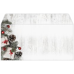 SIGEL Weihnachts-Umschlag, Scandinavian Christmas, DIN lang (110x220 mm), 50 Stück