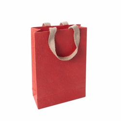 SIGEL Geschenktasche small, Red coco, 19 x 28 x 8 cm, rot, 5 Stück