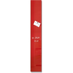 SIGEL Glas-Magnetboard Artverum, 12x78 cm, rot