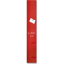 SIGEL Glas-Magnetboard Artverum, 12x78 cm, rot