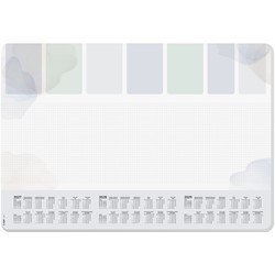 SIGEL Papier-Schreibunterlage, Wochenplan, hellgrau/hellblau/hellgrün, ca. A2