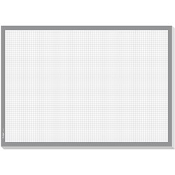SIGEL Papier-Schreibunterlage, Squared, kariert, grau 42 x 29,7 cm (A3), 30 Blatt