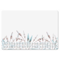 SIGEL Papier-Schreibunterlage Design Frosted Leaves, ca. A2, Kalendarium für 3 Jahre, 30 Blatt