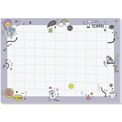 SIGEL Papier-Schreibunterlage "Doodles", A3, 30 Blatt