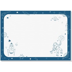 SIGEL Papier-Schreibunterlage "Weltraum", A3, 30 Blatt