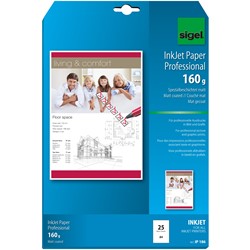 SIGEL Brilliant Quality InkJet-Papier matt A4, 160g