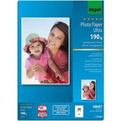 SIGEL Ultra Photo Papier A4, 190g, hochglänzend